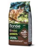 Monge BWild Cat GRAIN FREE беззерновой корм для крупных кошек буйвол 